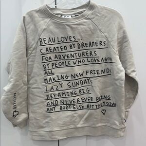 Cream Sweater for girls